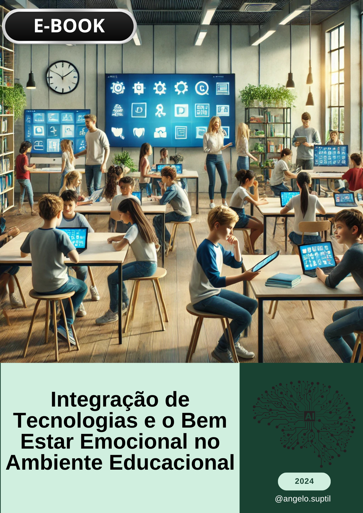 Turquoise and Mint Green Minimalist Marketing Strategies Playbook Booklet (Documento (A4))